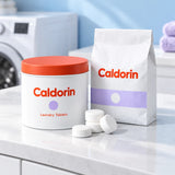 Caldorin Laundry Detergent Starter Set in a bright compatible household setting