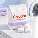 Caldorin Laundry Detergent Tablet Refills in a bright compatible household setting